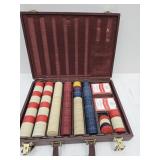 Poker Chips, Cards, &  Case