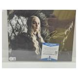 Emilia Clark Signed Beckett COA