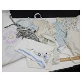 VTG Linen Aprons, Doilies, Table Covers +++