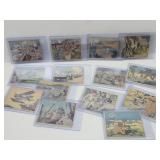 WWII VTG 1941 GUM, INC. 14 Armed Forces Cards