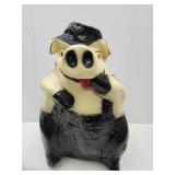 24" h Chalkware Pig Bank