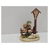 VTG Hummel Shepherd Boy w Flute & Cross