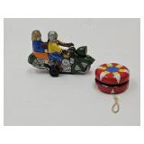Motorcycle Wind Up & Yo-Yo Tin Toys