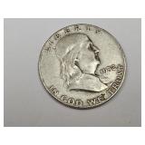 1952 Silver Franklin Half Dollar