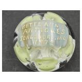WM.M. Paperweight