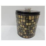 VTG MCM Blue Magic Krispy Kan Cracker Tin 8"H