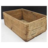 VTG Wooden Danish Butter Crate