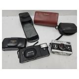 Rollei 35 S & Olympus Cameras w Cases