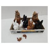 Lot of 3D Printing Owls & Bunnies