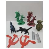 Lot of 3D Printing Grenades, Cat, Hummingbird, +