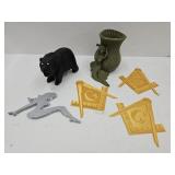Lot of 3D Mermaid, Masonic, & Girly Plus-See sizes
