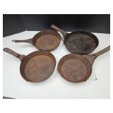 Lot of 4 Cowboy Skillets