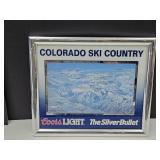 Colorado Ski Coors Light Sign 16"x13"