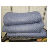 3 Moving Blankets 1 has a little wear