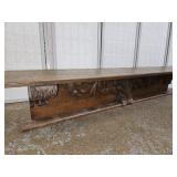 Antique Tiger Oak Mantle               64" L x 12"