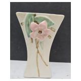 VTG McCoy Ivory Blossom Time Vase 6 1/2"H