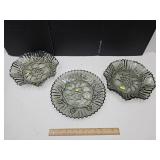 11" Federal Iredescent Bowls+