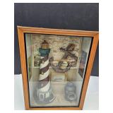 Lakehouse or Cabin Decor Shadowbox 13 x 18"h