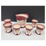 Toby  Pitcher & Mugs Set