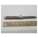New 8" Quick Release Wood Handle Knife