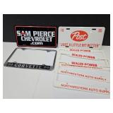 Corvette License Plate Cover, Post, & Sam Pierce