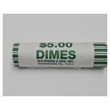 Full Roll ($5) New 2026 Dime Coins
