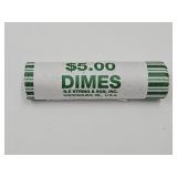 Full Roll ($5) New 2026 Dime Coins