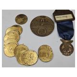 1968 Birch Bayh Political Medallions, Muncie FOE++