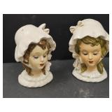 Japan Bust Vintage Shakers