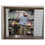 Framed Mirror 43 x 33"