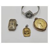 1942 Pin, Untested Watches Waltham, Swiss, Timex