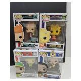 4 FUNKO POPS
