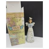 NIB FAITH OVER FEAR Angel W Box 10"