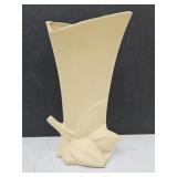 VTG McCoy Yellow Nelson Vase 10"H