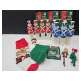 Christmas Lot 8" Soldier Blowmolds, Icicles++