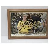 VTG Blatz Beer Mirrored Sign 14 x 19 1/2"