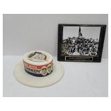 VTG Kennedy Campaign Hat , Teddy Roosevelt Plaque