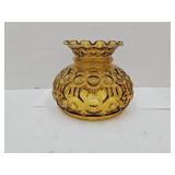 Amber Glass Moon & Stars Lamp Shade 6 3/4"W