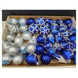 Blue Christmas Ornaments