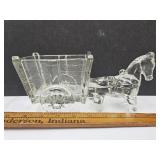 Jeannette Glass Donkey Candy Container