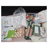VTG Linen, Embroidery, Table Runners & Fabric