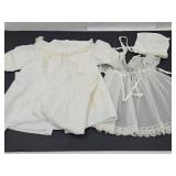 Infant Christening Clothes Dress, Gown + (See Pic)