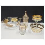 Indiana Glass Tumbler, Compote , 22kG Trim Dishes+
