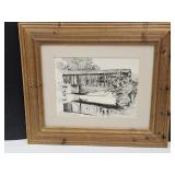 Framed 26"x22" June Parken Art
