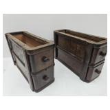 4 Primitive Sewing Machine DRAWERS