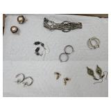 Costume Jewelry- Hoop Earrings, +