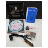 Claudia Schiffer Plate, Cook Book, Winston Cards +