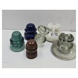 VTG Insulators, Clear, Blue Brown, Aqua+