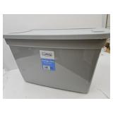 18 Gallon Gray Storage Tote