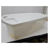 Clear Rubbermaid Underbed Storage Tote